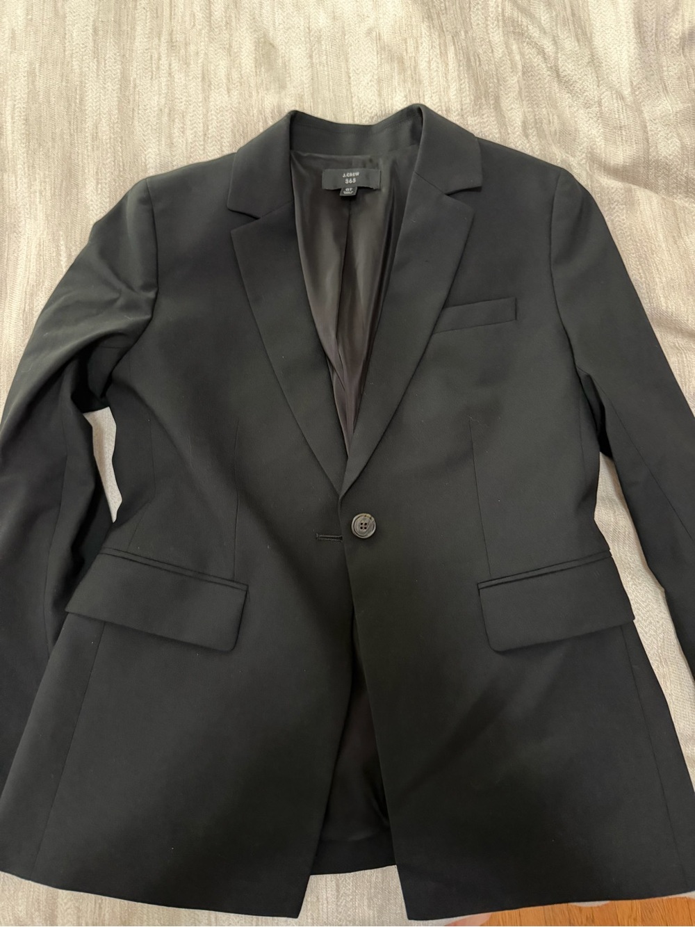 J. Crew Black Single-Button Women's Blazer